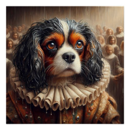 Schattigee Cavalier King Charles Spaniel Hamlet Ar Perfect Poster