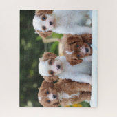 Schattigee Cavapoo Puppy Dogs Legpuzzel (Verticaal)