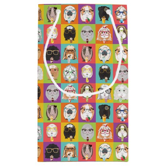 Schattigee Cavia Cadeauzak Klein Cadeauzakje (Achterkant)