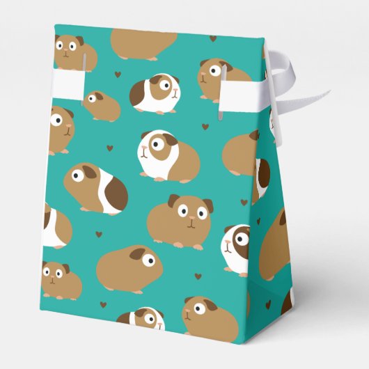 Schattigee Cavia's Favor Box Bedankdoosjes (Achterkant)