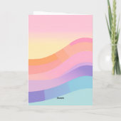 Schattigee cavia's  gepersonaliseerde verjaardag kaart (Achterkant)