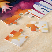 Schattigee cavia's met kleurvlekken legpuzzel (Zijkant)