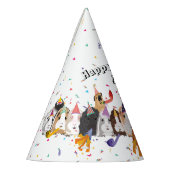 Schattigee cavia's verjaardag feesthoedjes (Links)