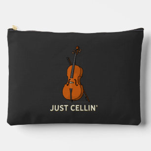 Schattigee cellist cello speler gag etui
