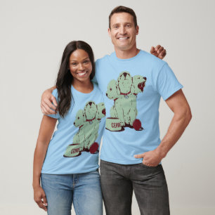 Schattigee Cerberus Cartoon T-shirt