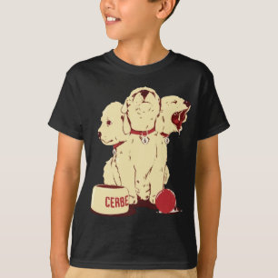 Schattigee Cerberus Cartoon T-shirt