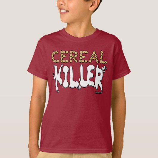Schattigee Cereal Killer Halloween Shirt KINDER Ko (Voorkant)