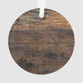 Schattigee Challah La La La Christmas Chanoeka Tre Ornament (achterkant)