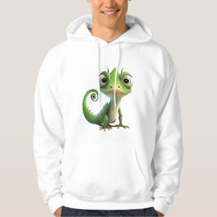 Schattigee Chameleon Pocket Hoodie - Grappig Carto