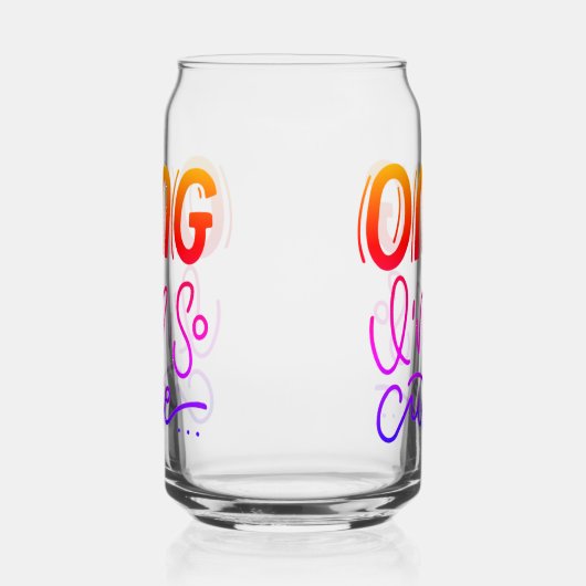 Schattigee chaos blikvorm glas (Links)