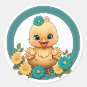 Schattigee Cheeky Chicky Stickers (Voorkant)
