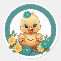 Schattigee Cheeky Chicky Stickers