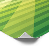 Schattigee cheerleader op het sportveld poster (Hoek)