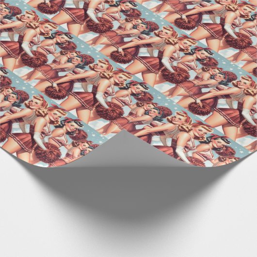 Schattigee  Cheerleaders Cadeaupapier (Hoek)