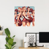 Schattigee  Cheerleaders Poster (Thuiskantoor)