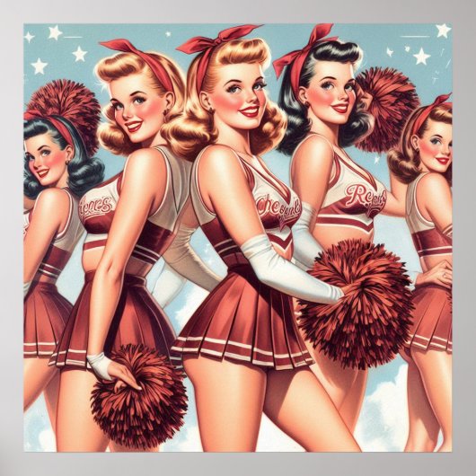 Schattigee  Cheerleaders Poster (Voorkant)