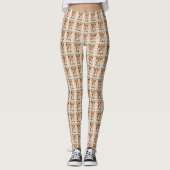 Schattigee Cheetah Lover Wildlife Art met Hartacce Leggings (Voorkant)