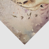 Schattigee Cheetah Wild Cat Waterverf Tissuepapier (Detail)