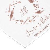 Schattigee Chef Bakkerij Home Made Cakes Snoepjes Korte Tafelloper (Hoek)