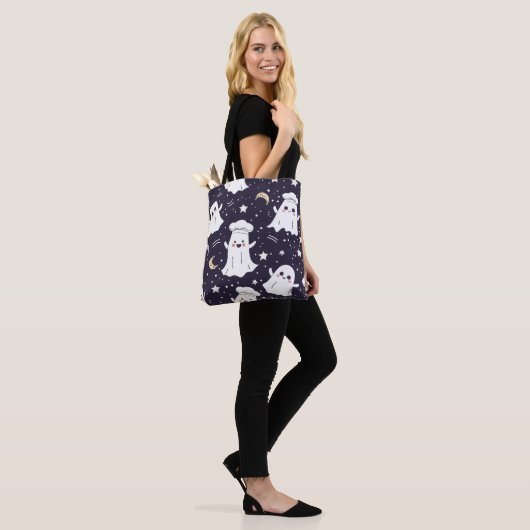Schattigee Chef Ghost Tote Bag (Op model)