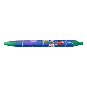 Schattigee chef-kok Ducky Kazoo Blue Circles Blauwe Inkt Pen
