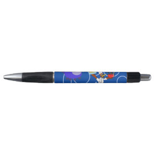 Schattigee chef-kok Ducky Kazoo Blue Circles Pen