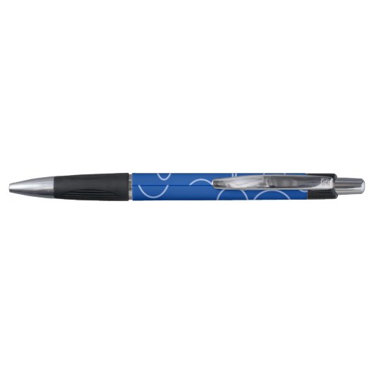 Schattigee chef-kok Ducky Kazoo Blue Circles Pen (Achterkant)