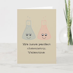 Schattigee Chemie Valentijnsdag Kaart