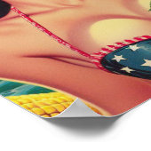 Schattigee Cherry Pin-up Poster (Hoek)