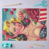 Schattigee Cherry Pin-up Tissuepapier (Craft)