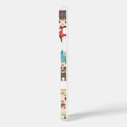 Schattigee Chibi Anime Animal Kinder | Kawaii Fant Case-Mate iPhone Case (Achterkant / Links)