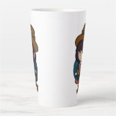 Schattigee Chibi Anime Girl Mok (Voorkant)