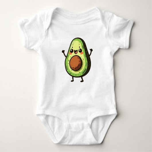 Schattigee Chibi Avocado Romper (Voorkant)