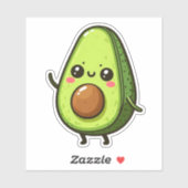 Schattigee Chibi Avocado Sticker (Vel)