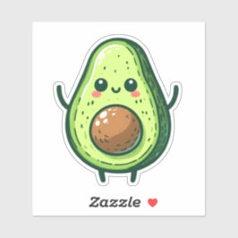 Schattigee Chibi Avocado Sticker