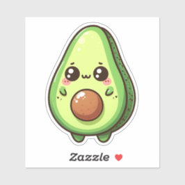 Schattigee Chibi Avocado Sticker
