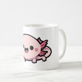 Schattigee Chibi Axolotl Koffiemok (Voorkant rechts)