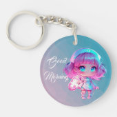 Schattigee Chibi Dancing 3 Sleutelhanger (Voorkant)