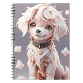 Schattigee Chibi Golden Retriever Puppy Notitieboek