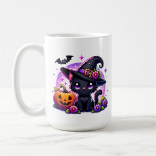 Schattigee Chibi Happy Halloween pompoen gepersona Koffiemok