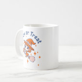 Schattigee Chibi heks "Trick or treat" Halloween Koffiemok (Voorkant links)