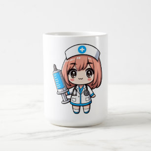 Schattigee Chibi Nurse - gezondheidszorg, anime, m Koffiemok