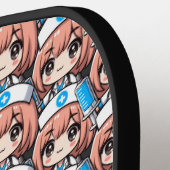 Schattigee Chibi Nurse - gezondheidszorg, anime, m Pickleball Paddle (Links Detail)