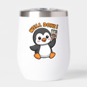Schattigee Chibi Penguin 'Delicioso' Pose Sticker (Voorkant)