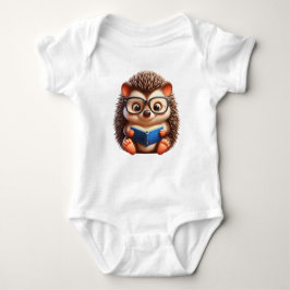 Schattigee Chibi Reading Hedgehog Romper