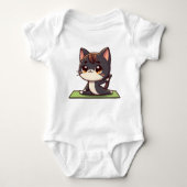 Schattigee Chibi Yoga Kat Romper (Voorkant)