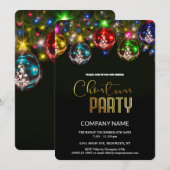 Schattigee Chic Corporate Christmas  Decora Kaart (Voorkant / Achterkant)