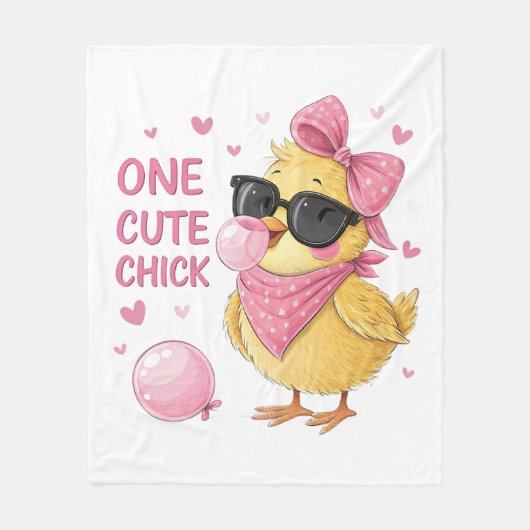Schattigee Chick Baby deken (Voorkant)
