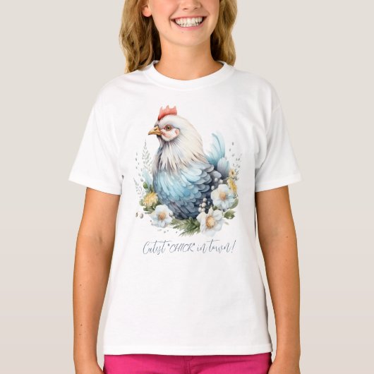 Schattigee "CHICK" in de stad T-shirt (Voorkant)