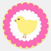 Schattigee chick sticker (Voorkant)